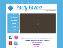 Tablet Screenshot of partyfavorsbrookline.com